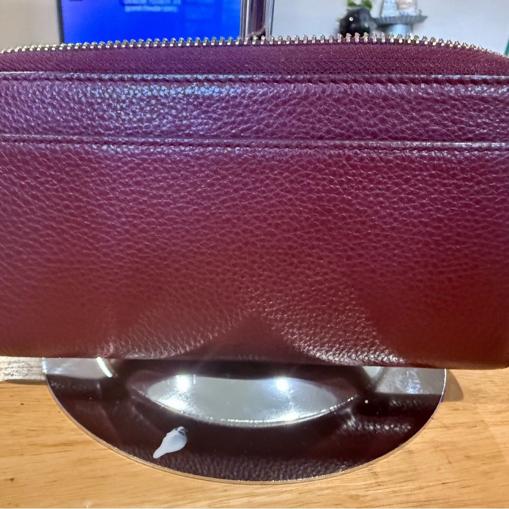 Kate Spade Deep Red Leather Wallet - Picture 2 of 10